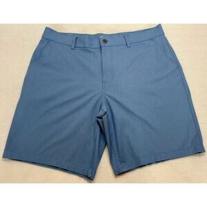 '32 Degrees Cool' Men's Stretch Performance Shorts Blue Size 38